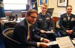 CAP Cadets with Dean Phillips